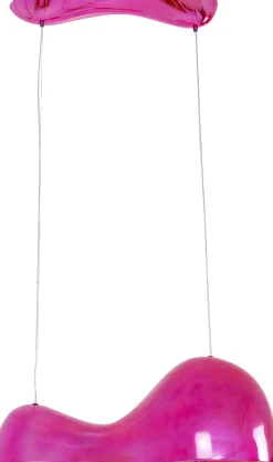Lampa wisząca Cloud Beam Double różowa 100cm