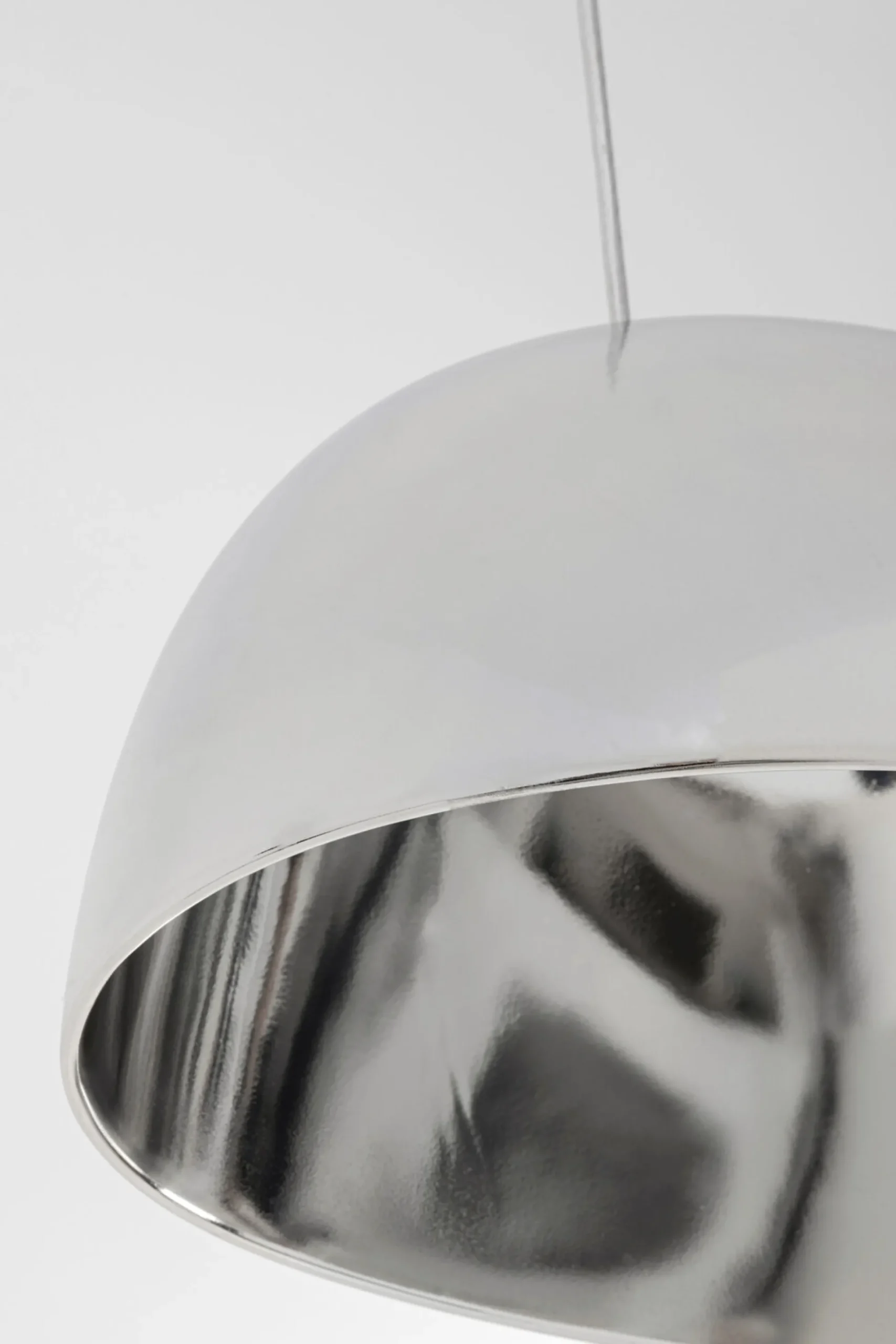 Lampa wisząca Cloud Beam Double srebrna 70cm