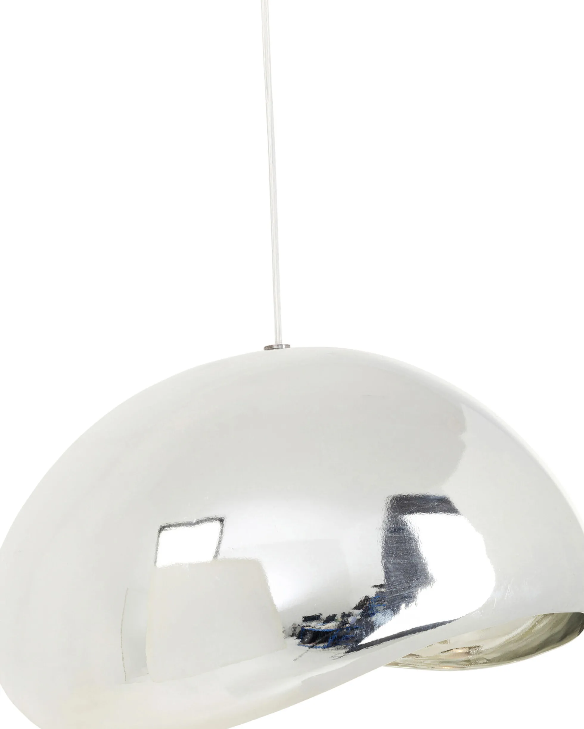 Lampa wisząca Cloud Beam srebrna 45cm