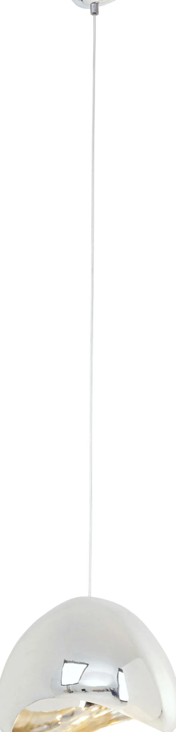 Lampa wisząca Cloud Beam srebrna 45cm