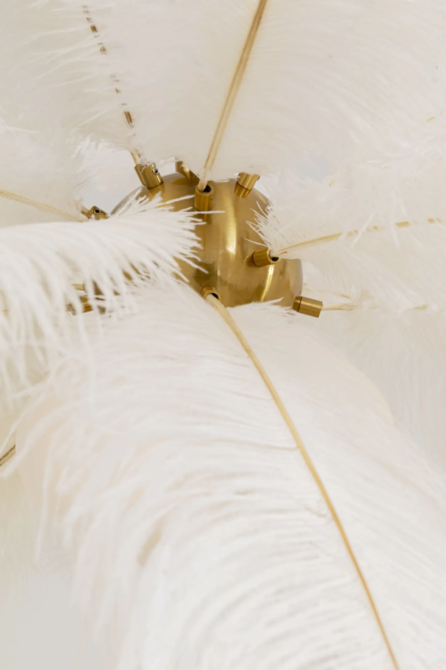 Lampa wisząca Feather Palm biała Ø60cm