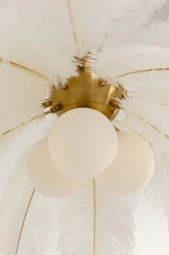 Lampa wisząca Feather Palm biała Ø60cm