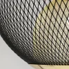 Lampa wisząca Grato Ø45 cm czarno-złota