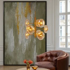 Lampa wisząca Headlight 53x61 cm złota