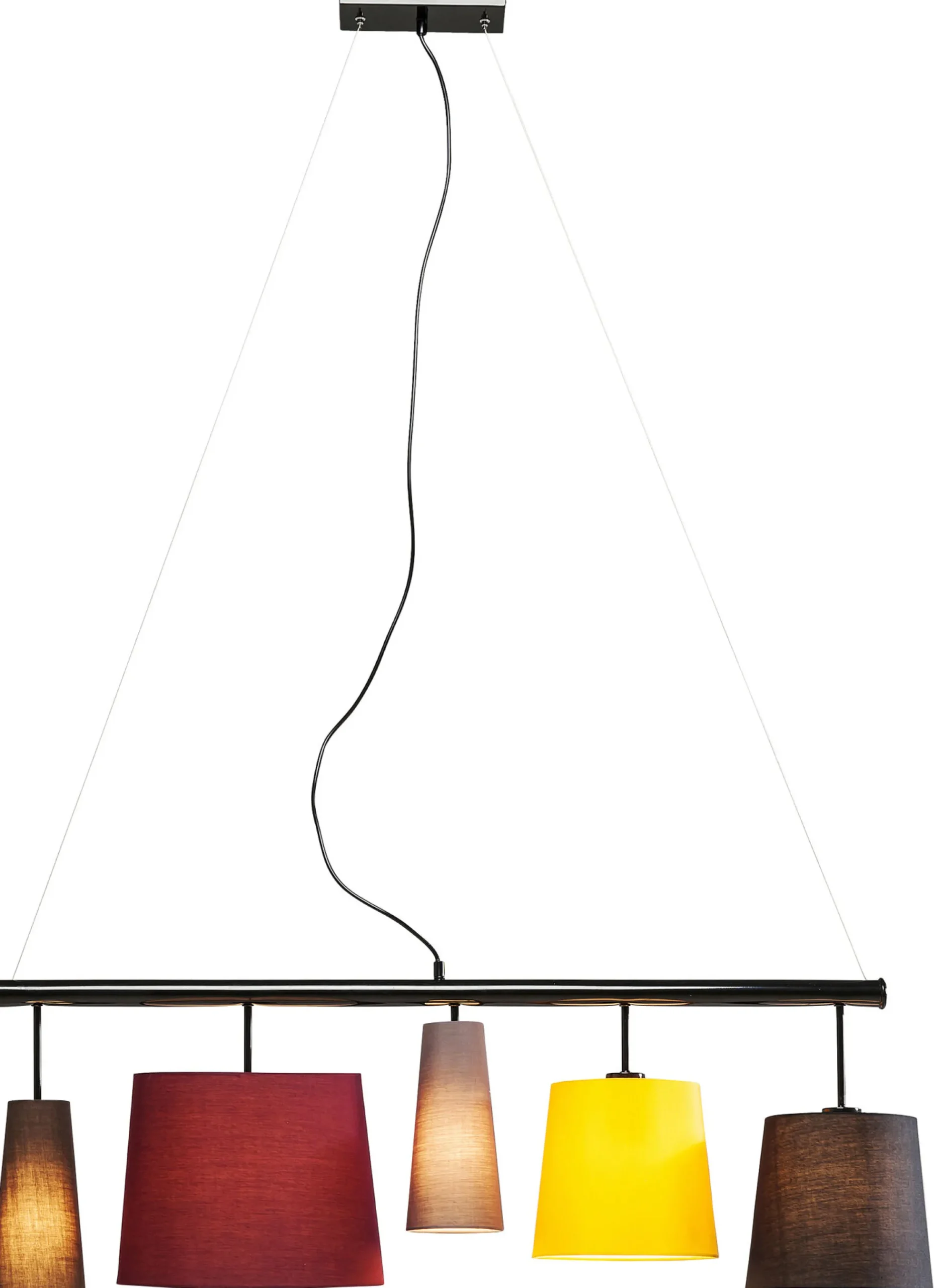 Lampa wisząca Parecchi 107x37 cm kolorowa