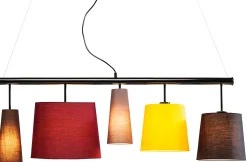 Lampa wisząca Parecchi 107x37 cm kolorowa