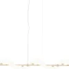 Lampa wisząca Scala Balls mleczna greige 150cm