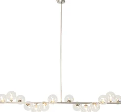 Lampa wisząca Scala Balls 155x138 cm chromowa