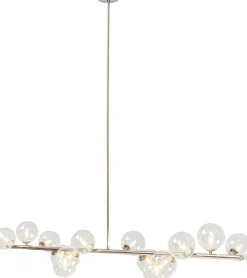 Lampa wisząca Scala Balls 155x138 cm chromowa