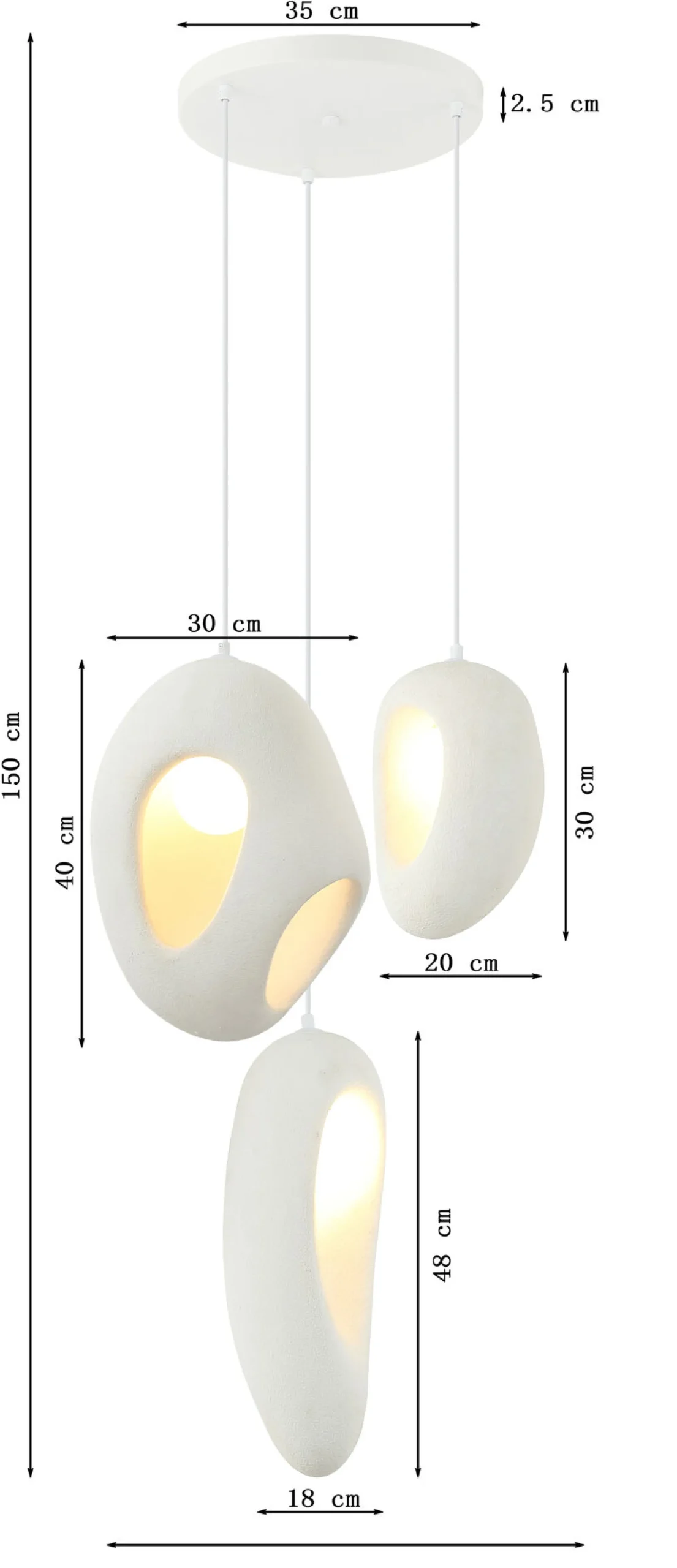Lampa wisząca Soul Dining 53cm