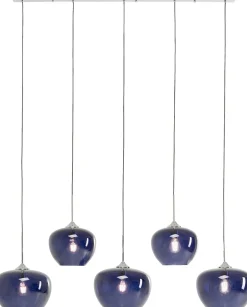 Lampa wisząca Sphere nocny niebieski Five 160cm