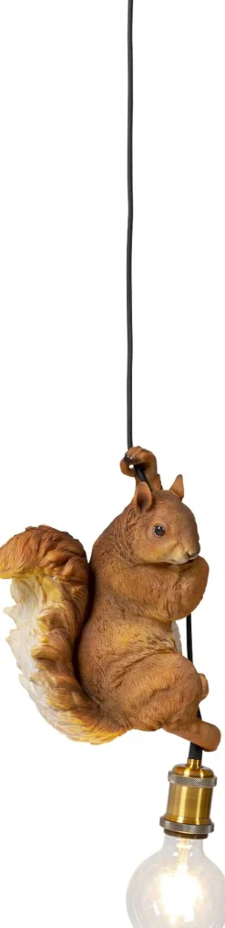 Lampa wisząca Squirrel 20x38 cm ruda