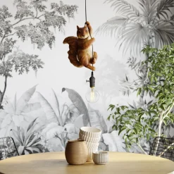 Lampa wisząca Squirrel 20x38 cm ruda
