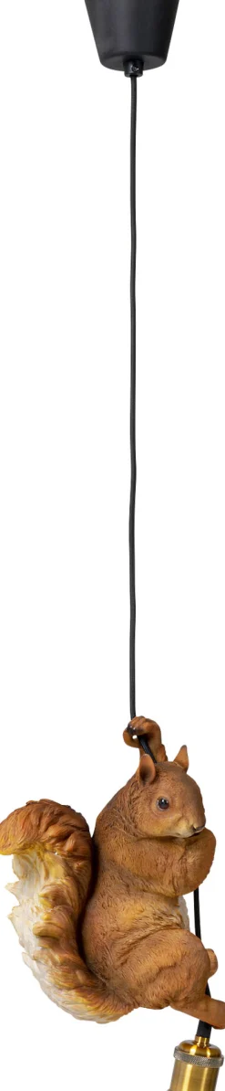 Lampa wisząca Squirrel 20x38 cm ruda