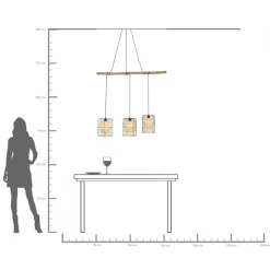 Lampa wisząca Three Grids