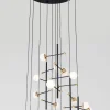 Lampa wisząca Trapez 280 cm czarna