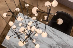Lampa wisząca Trapez 280 cm czarna
