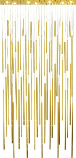 Lampa wisząca Vegas LED 154x250-320 cm złota