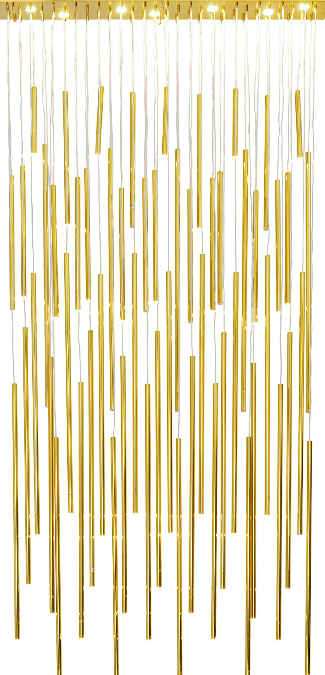 Lampa wisząca Vegas LED 154x250-320 cm złota