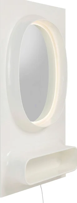 Lustro ścienne Aero LED białe 80x141cm