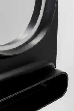 Lustro ścienne Aero LED czarne 80x141cm