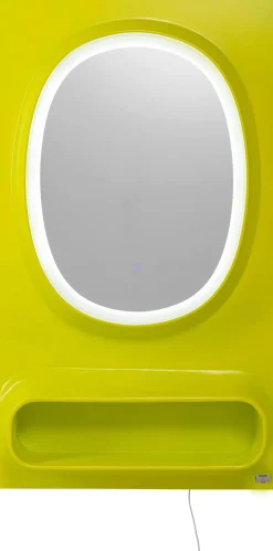 Lustro ścienne Aero LED zielone 80x141cm