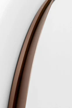 Lustro ścienne Arezzo coffee Ø100cm