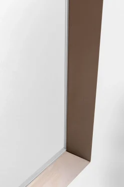 Lustro ścienne Arezzo coffee trapez 65(45)x160cm