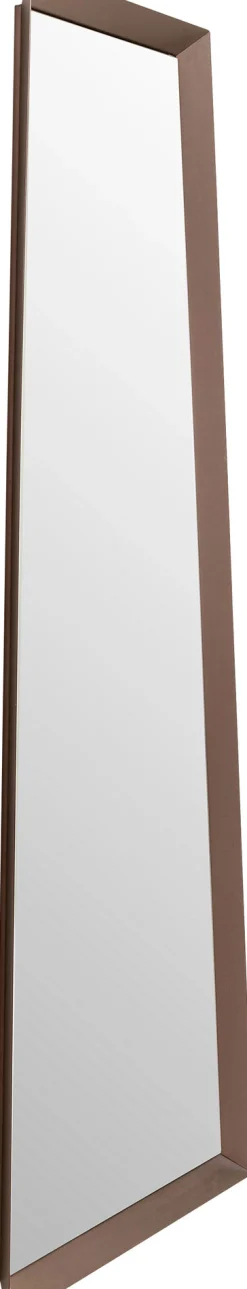 Lustro ścienne Arezzo coffee trapez 65(45)x160cm