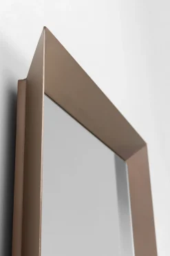 Lustro ścienne Arezzo coffee trapez 65(45)x160cm