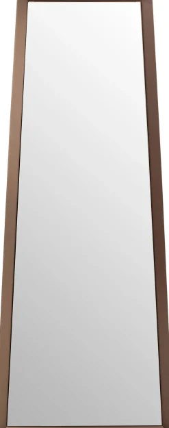Lustro ścienne Arezzo coffee trapez 65(45)x160cm