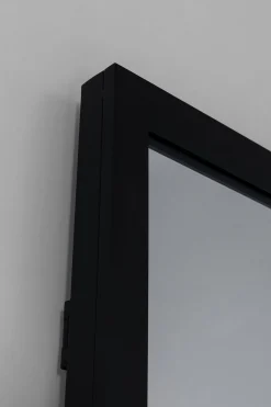 Lustro ścienne duże prostokątne czarne 71x182 cm