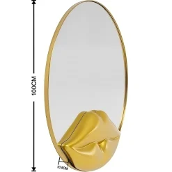 Lustro ścienne Lips Ø100cm