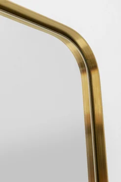 Lustro ścienne nowoczesne rama złota 40x160 cm