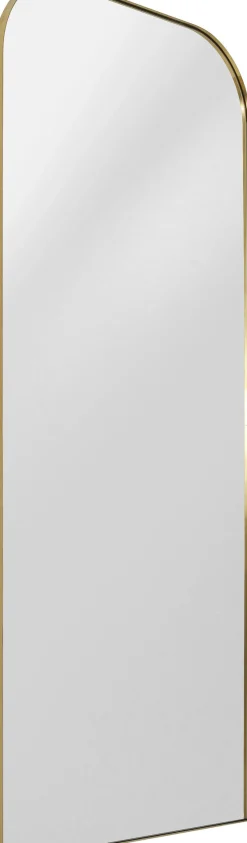 Lustro ścienne nowoczesne rama złota 80x190 cm