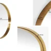 Lustro Curve MO ∅100 cm mosiężne