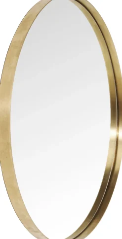 Lustro Curve MO ∅100 cm mosiężne