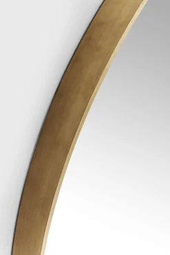 Lustro Curve MO ∅100 cm mosiężne
