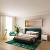 Lustro Curve MO 70x200 cm mosiężne