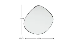 Lustro Göteborg 72x71 cm