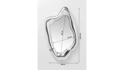 Lustro Hologram 68x117 cm srebrne