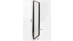 Lustro Ombra MO 80x200 cm czarne