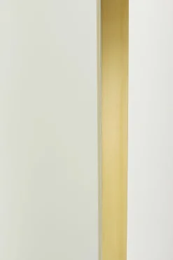 Lustro prostokątne duże rama złota stalowa 70x200 cm