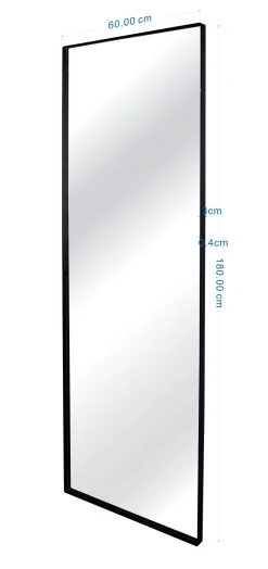 Lustro Starlet Czarne 60x180cm