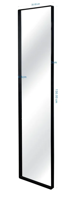 Lustro Starlet Czarne 30x130cm