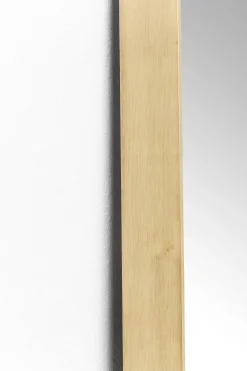 Lustro stojące Curve Rectangular 200x70cm mosiężne