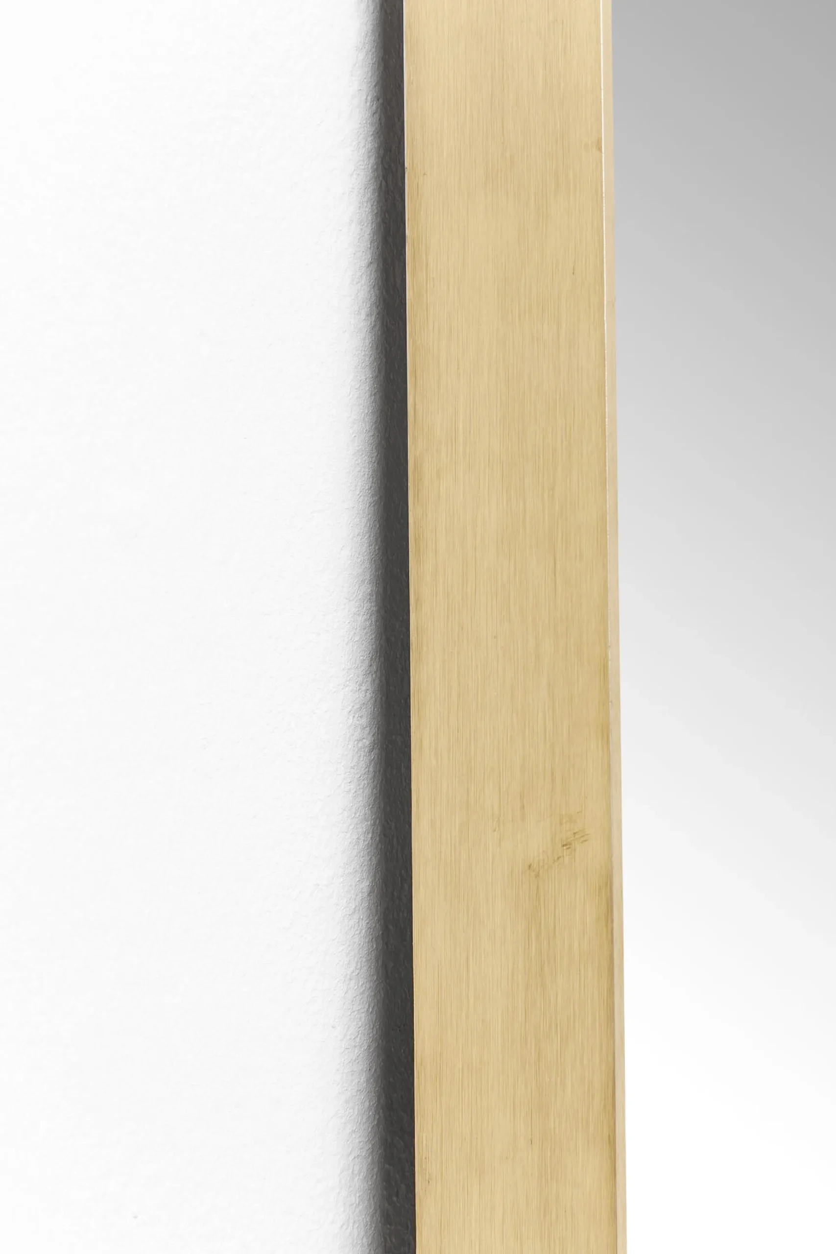 Lustro stojące Curve Rectangular 200x70cm mosiężne