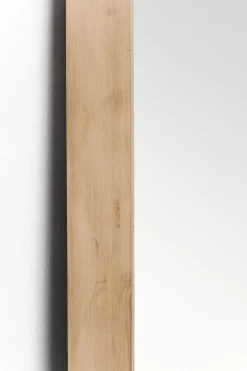 Lustro stojące Curve Rectangular 200x70 cm miedziane