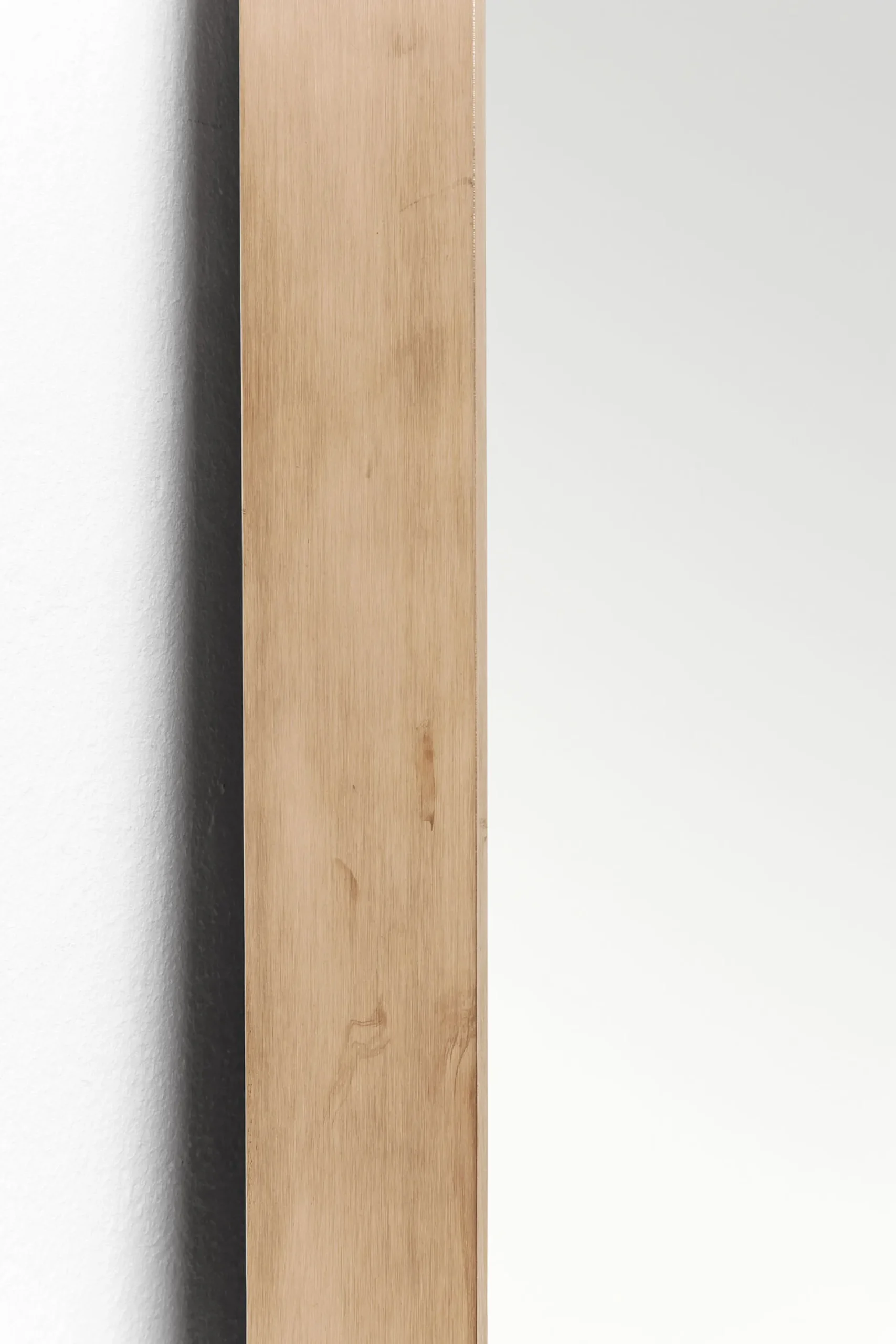 Lustro stojące Curve Rectangular 200x70 cm miedziane