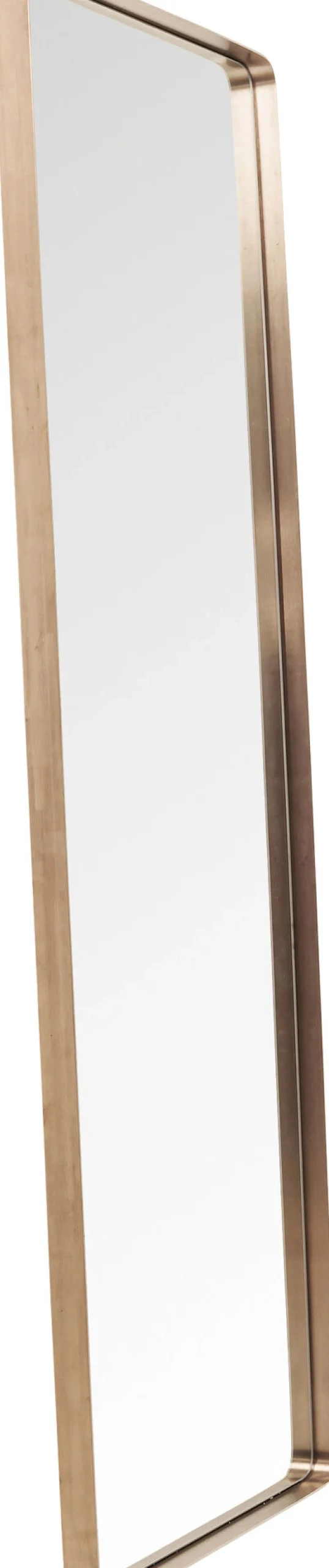 Lustro stojące Curve Rectangular 200x70 cm miedziane